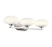 Lampada Parete Luce Stanza da Bagno LED Cromo Dimmerabile B 63,5 CM IP44
