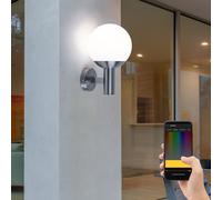 Lampada Parete per Esterni Smart LED Balcone da Regolatore App Acciaio Inox H