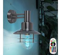 Lampada Parete Piantana Movimento Dimmerabile Telecomando Luce per Esterni RGB [EEK: F]