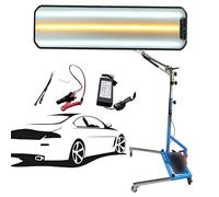 Lampada Pdr Per Impieghi Gravosi 93/95Cm Con Ruote E Supporto Professionale Per Riparazione Ammaccature Senza Vernice,Nuovo Pannello Riflettente Led Per Carrozzeria (Batteria Non Inclusa) 95cmBlue