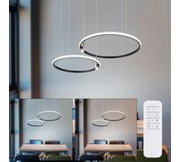 Lampada Pendente da Cucina Anelli Luce Del Giorno Regolatore Telecomando LED