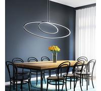 Lampada Pendente Dimmerabile LED Sala Pranzo Anello Design da Soggiorno