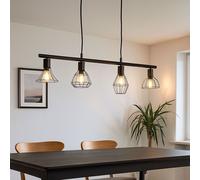 Lampada Pendente Gitter Lampada Da Soffitto Lampada Da Cucina E27 Nera B 75 Cm [EEK: Non valutato]