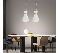 Lampada Pendente Lampada Sala Pranzo Bianco Lampada da Cucina Intonaco 2er Set [EEK: Non valutato]