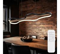 Lampada Pendente Lampada Sala Pranzo Cct Memory Regolatore Telecomando Legno LED [EEK: Inaditato]