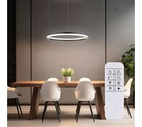 Lampada Pendente Luce Tavolo da Pranzo Cct Telecomando Altezza Regolabile LED [EEK: Inaditato]