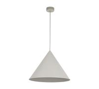 Lampada Pendente Metallo Beige Ø 50cm Grande H:1,7 M E27 Cucina Pranzo