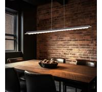 Lampada Pendente Plafoniera LED Vetro Illuminazione Sala Pranzo L 87 CM [EEK: Inaditato]