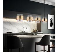 Lampada Pendente Plafoniera Ottone Luce Sala da Pranzo Cucina 4 Big Luce [EEK: Non valutato]