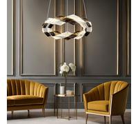 Lampada Pendente Sala Pranzo LED da Cucina di Cristallo H 130 CM [EEK: Inaditato]