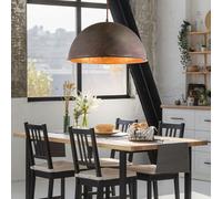 Lampada Pendente Tavolo da Pranzo Filamento LED Cucina Ruggine Oro 120 CM [EEK: E]
