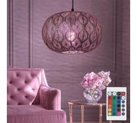 Lampada Pendente Telecomando Dimmerabile RGB LED Orientale Sala da Pranzo [EEK: F]