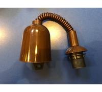 Lampada Pendolo Elettrica Nuova Marrone Nero Oro Bianco