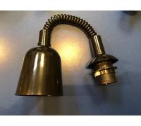 Lampada Pendolo Elettrica Nuova Marrone Nero Oro Bianco