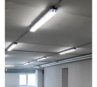 Lampada per Ambienti Umidi Luce da Vasca Plafoniera LED Cantina Garagenlampe 5er [EEK: Non valutato]