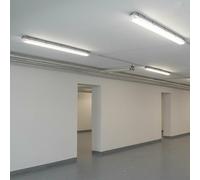 Lampada per Ambienti Umidi Luce da Vasca Plafoniera Officina Tubi LED 3er Set [EEK: G]
