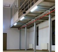 Lampada per Ambienti Umidi Luce da Vasca Plafoniera Tubi LED 120 CM Luci 3er Set [EEK: E]