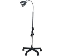 Lampada per ambulatorio con base a 5 razze con ruote da 50 mm altezza 100 cm, 10