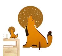 Lampada per animali in legno - Lampada da tavolo a LED, simpatica luce notturna, design con intaglio del legno | Affascinante accento decorativo per la casa, per la cameretta dei bambi