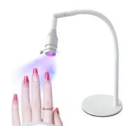 Lampada Per Asciugatura Smalto Gel Da 5 W, Lampada Per Polimerizzazione Flash Con Collo D'Oca Girevole, Lampada Per Asciugatura Smalto Gel, Regolazione Della Dimensione Dello Spot, Tempo Di