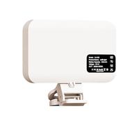 Lampada per autoritratto trasportabile, 60 LED, 3 colori, White | 3 temperature colore, batteria da 800 mAh, caldo morbido modificabile, tenuta salda, per fotografia e