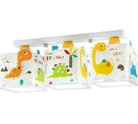 Lampadario a 3 Luci Dinosauri Multicolor