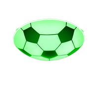 Lampada per cameretta dei bambini luce da soffitto luce da soffitto calcio, metallo vetro bianco nero, dimmerabile Smart, RGB LED 8,5W 806Lm 2700-6500K, D 30 cm
