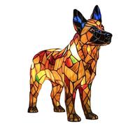 Lampada Per Cani Di Piccola Taglia, Morbida E Confortevole, 15x10x10 Cm, Lampada Notturna Da Tavolo Bulldog Francese In Resina Colorata, LED A Tema Simpatici Cani Da Compagnia, Design Compatto E Porta