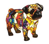 Lampada per cani - Lampade Corgi Pug - Dogs Series Art Night Light | a led luminoso morbido | Corpo in resina ricaricabile USB | TOUCT CONTROLLE LIFE CONTROLLE | Accensione della camera da lett