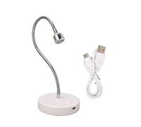 Lampada per chiodo a LED Zenithaur, asciugatrice polacco in gel professionale con rapida caratteristica di asciugatura, luce di indurimento da 3 W per l'uso di casa e salone