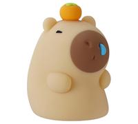 Lampada Per Dormire Capybara - Struttura Flessibile In Silicone, Materiale Sicuro Per I Bambini, Luce Che Cambia Colore Sensibile Al Tocco Con Funzione Di Ricarica Senza Fili | Illuminazione Decorativ