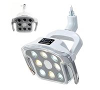 Lampada Per Esame Chirurgico LED Regolabile Da 12 W Con 8 Lampadine | Lampada Operativa Senza Ombre Con Interruttore A Sensore, Per Cliniche Dentali, Sale D’esame E Procedure Mediche(26mm)
