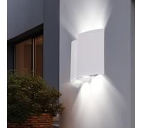 Lampada per Esterni Applique da Parete Casa Up & Down Terrazza Balcone LED