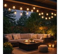 Lampada per Esterni Catena Luci da Giardino LED 20x Käfiglampe Laterna L 230 CM [EEK: Non valutato]