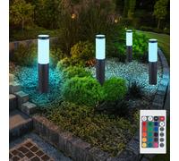 Lampada per Esterni con Piedistallo Piantana da Percorso Dimmerabile Remoto LED [EEK: F]