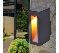 Lampada per Esterni da Parete Apparecchio Facciata Giardino LED Alu Balcone
