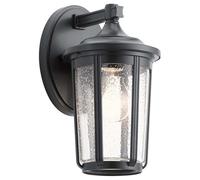 Lampada per Esterni da Parete Balcone Lanterna Alluminio Vetro IP44 H 27,9 CM