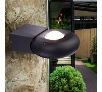 Lampada per Esterni da Parete Sul & Faretto Terrazza IP44 Grigio Chiaro LED
