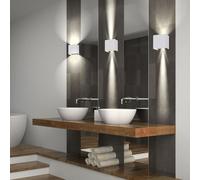 Lampada per Esterni Faretto da Parete LED Up&down Casa Bianco H 10 CM 3er Set