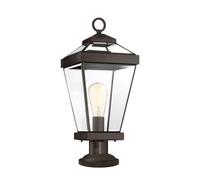 Lampada per Esterni IP44 E27 52 CM IN Bronzo Vetro Metallo Rustico Wegeleuchte