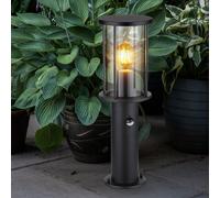 Piantana Luce Lampada da Giardino Luce per Esterni Acciaio Inox Vetro Movimento [EEK: Non valutato]