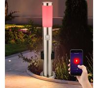 Lampada per Esterni Luce con Piedistallo da Terra Movimento Smart RGB LED Presa