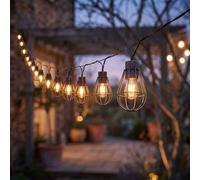 Lampada per Esterni Luci Solare IP44 Giardino Batteria Ruggine 20x LED Lanterna
