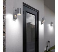 Lampada per Esterni Parete Apparecchio Facciata Movimento Acciaio Inox Vetro 3er [EEK: Inaditato]