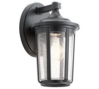 Lampada per Esterni Parete Nero E27 IP44 27,9 CM Alto Annata Design Luci Balcone