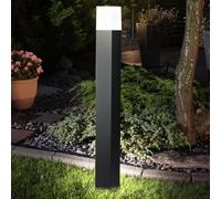 V-TAC Lampada LED da Giardino Quadrata con Portalampada GU10 (Max 35W) con Corpo Nero e Copertura Bianca h: 80cm IP54