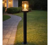 Lampada per Esterni Piantana Patio LED Nero Alluminio Cortile H 100 CM [EEK: E]