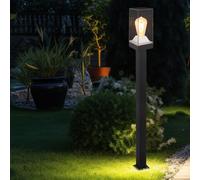 Lampada per Esterni Piantana Patio LED Nero Alluminio Cortile H 100 CM [EEK: E]