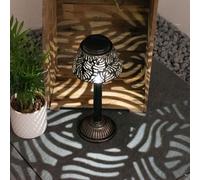 Lampada Solare da Tavolo per Esterni Decorazione Giardino LED Luce con Picchetto
