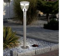 Lampada per Esterni Solare Movimento LED Acciaio Inox Lampione 3 Livelli H 95 CM [EEK: Inaditato]